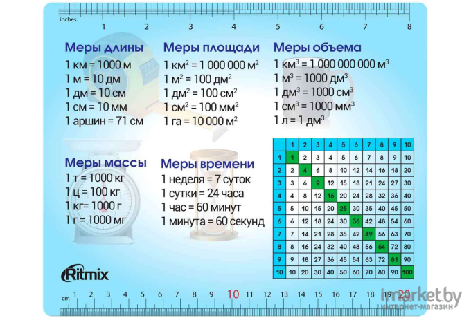 Коврик для мыши Ritmix MPD-020 Table