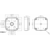 Монтажная коробка Dahua DH-PFA121 белый