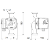 Циркуляционный насос Grundfos UPS 25-40 180 (96281375)