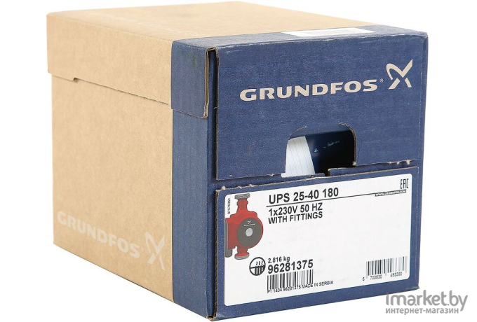 Циркуляционный насос Grundfos UPS 25-40 180 (96281375)