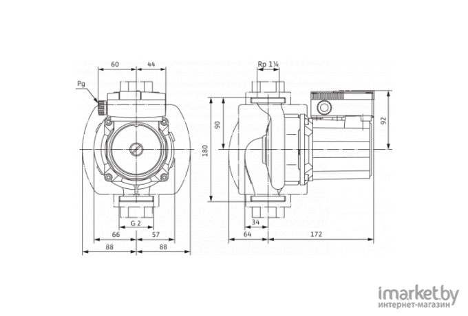 Циркуляционный насос Wilo TOP-S30/7 EM PN6/10 (2048322)