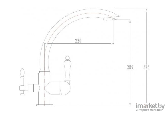 Смеситель Kaiser Teka 13044-10 W