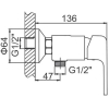 Смеситель Ledeme L5244