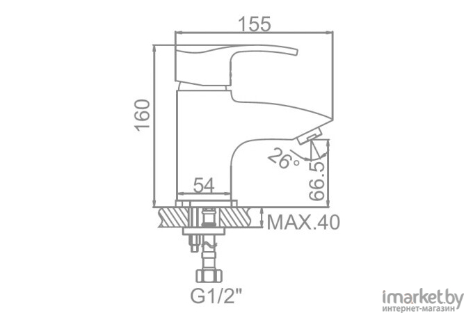 Смеситель Loffrey LF81064