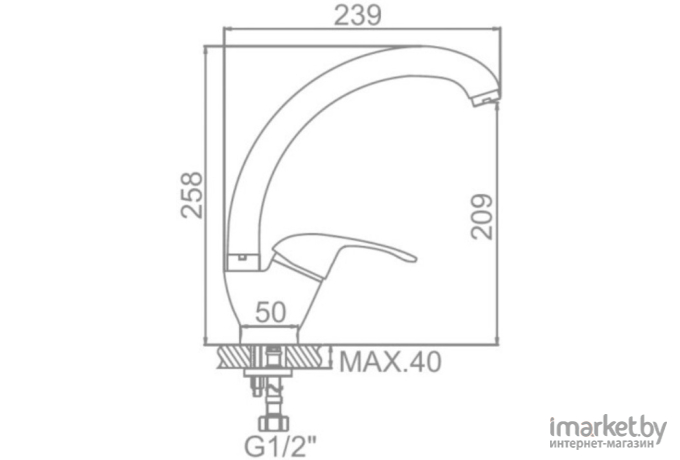 Смеситель Loffrey LF85929F