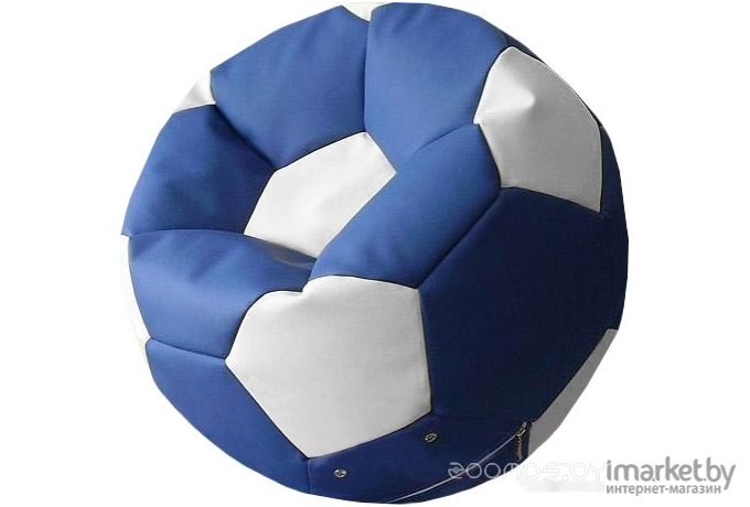 Кресло-мешок Flagman Мяч Стандарт М1.3-0310 (синий/белый)
