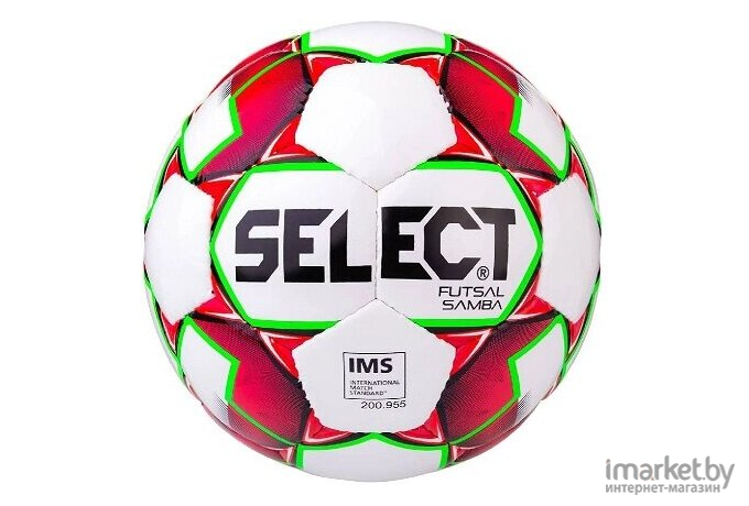 Мяч Select Futsal Samba (белый/желтый/зеленый)