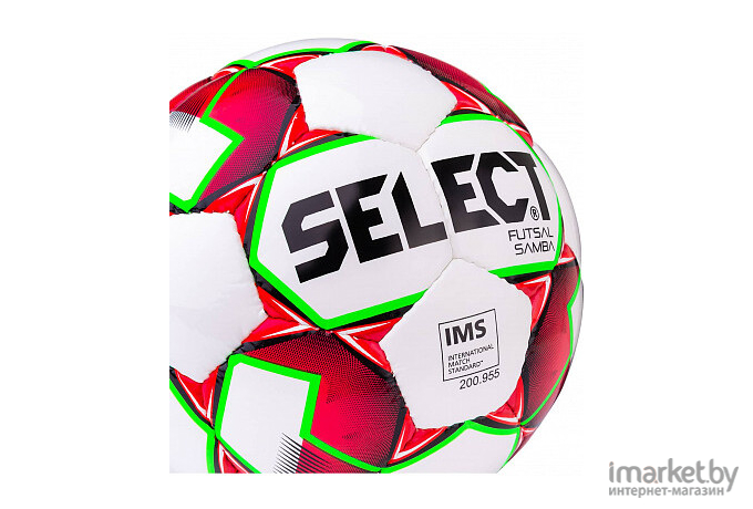 Мяч Select Futsal Samba (белый/желтый/зеленый)