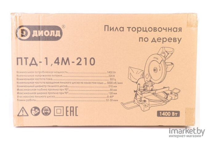 Торцовочная пила Диолд ПТД-1.4М-210 (10062020)