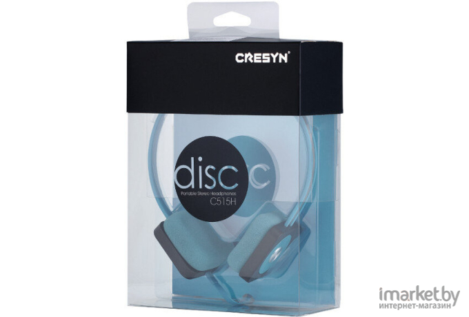 Наушники Cresyn C515H Disc синий