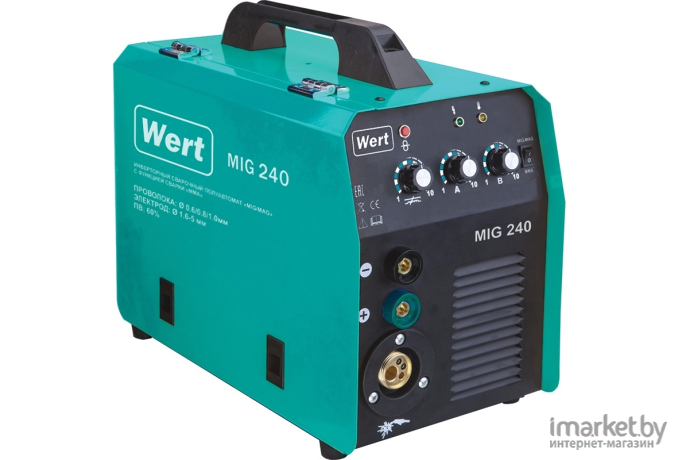 Сварочный инвертор Wert MIG 240 зеленый/черный