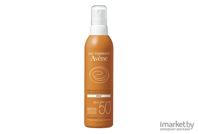 Спрей солнцезащитный Avene SPF50+ (200мл)