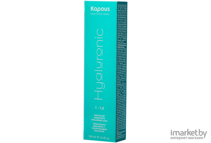 Крем-краска для волос Kapous Hyaluronic Acid с гиалуроновой кислотой 10.086 (платиновый блонд пастельный латте)