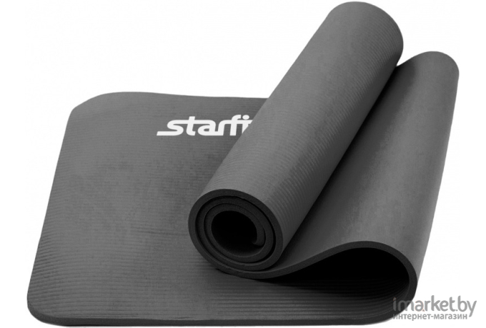 Коврик для йоги и фитнеса Starfit FM-301 NBR 183x58x1.0см серый