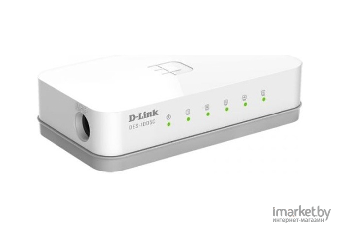 Коммутатор D-Link 5 - port Desktop Switch (5UTP, 10 / 100Mbps) [DES-1005C]