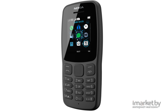 Мобильный телефон Nokia 106 2018 / TA-1114 (серый)