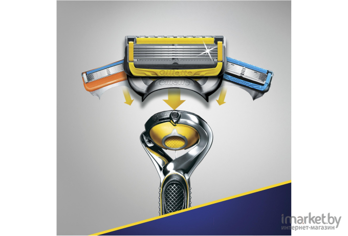 Бритвенный станок Gillette Fusion ProShield +1 кассета