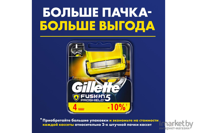 Бритвенный станок Gillette Fusion ProShield +1 кассета