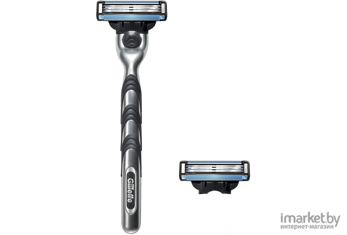 Бритвенный станок Gillette Mach3 +2 кассеты