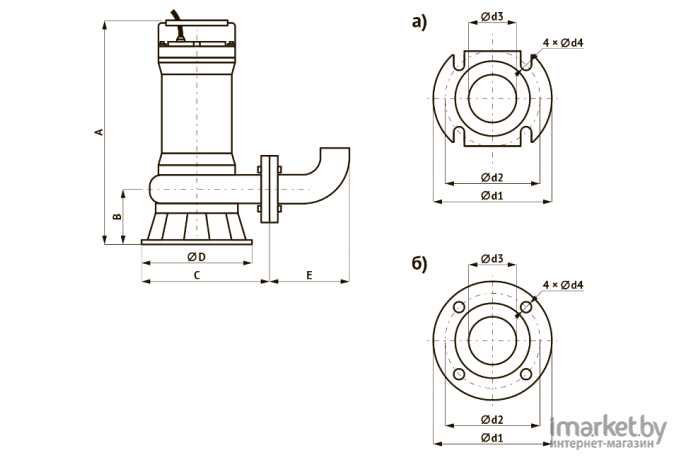 Фекальный насос Unipump Fekamax 65-15-5.5