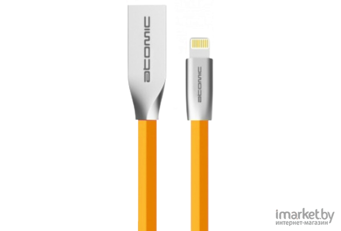 Кабель Atomic LS-05 iPhone/iPad 8-pin оранжевый