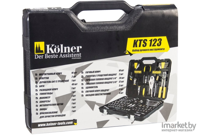Универсальный набор инструментов Kolner KTS 123