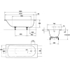 Ванна стальная Kaldewei Eurowa 150x70