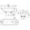 Ванна стальная Kaldewei Eurowa 170x70