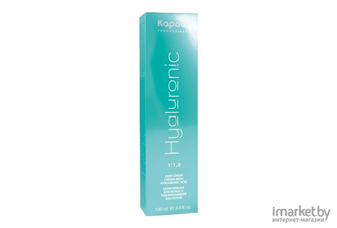 Крем-краска для волос Kapous Hyaluronic Acid с гиалуроновой кислотой 4.07 (коричневый натуральный холодный)