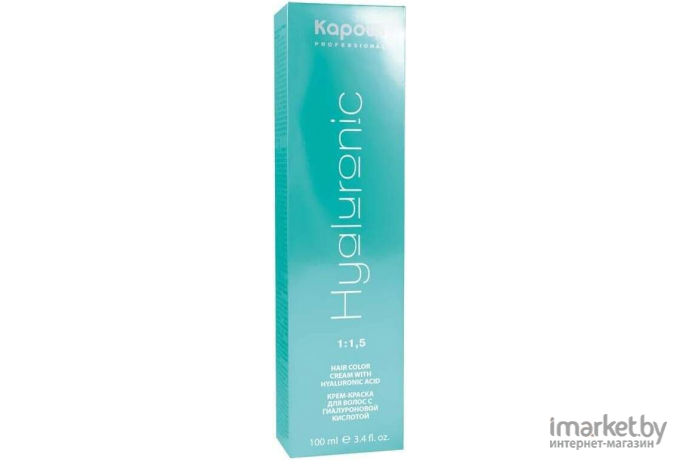 Крем-краска для волос Kapous Hyaluronic Acid с гиалуроновой кислотой 5.23 (светло-коричневый перламутровый)