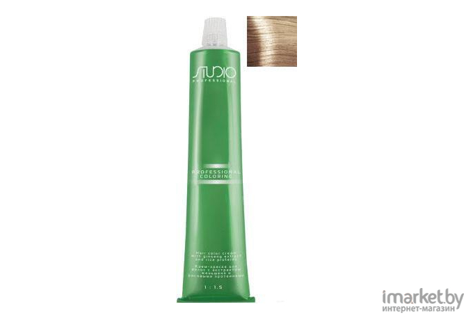 Крем-краска для волос Kapous Studio Professional с женьшенем и рисовыми протеинами 10.0 (платиновый блондин)