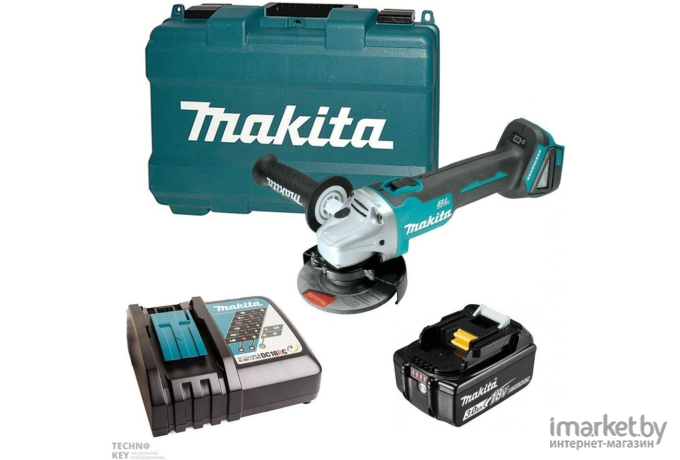 Профессиональная угловая шлифмашина Makita DGA504RF