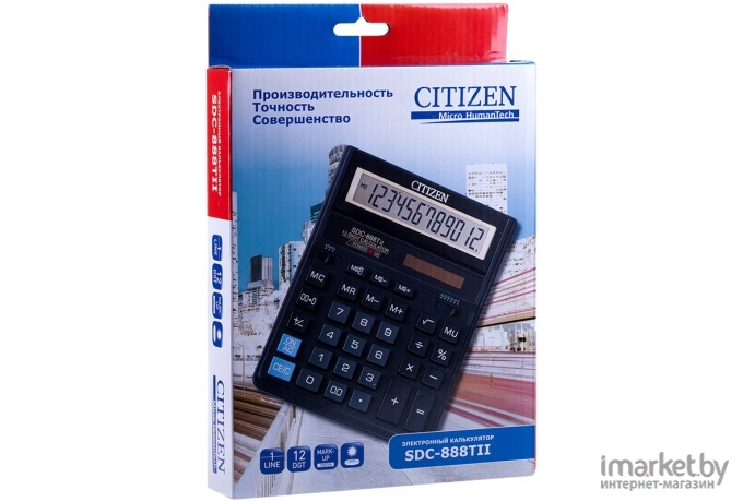 Калькулятор Citizen SDC-888 TII