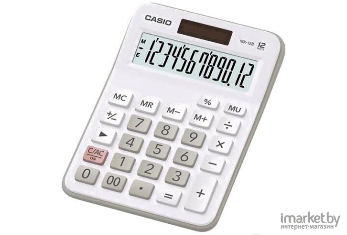 Калькулятор Casio MX-12B-W-EC (белый)