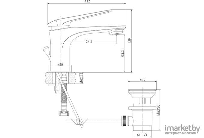 Смеситель LEMARK Allegro LM5906CW