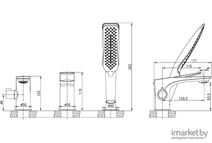 Смеситель LEMARK Allegro LM5945CW