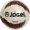 Футбольный мяч Jogel JS-200 Nano размер 5 белый/красный