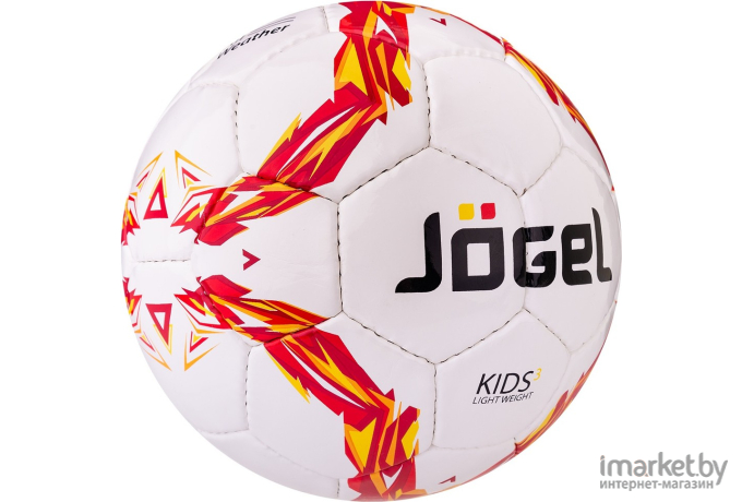 Футбольный мяч Jogel JS-510 Kids размер 3 белый/красный