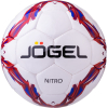 Футбольный мяч Jogel JS-710 Nitro размер 4 белый/синий/красный