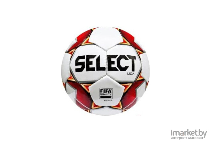 Футбольный мяч Select Liga Fifa размер 5 белый/зеленый