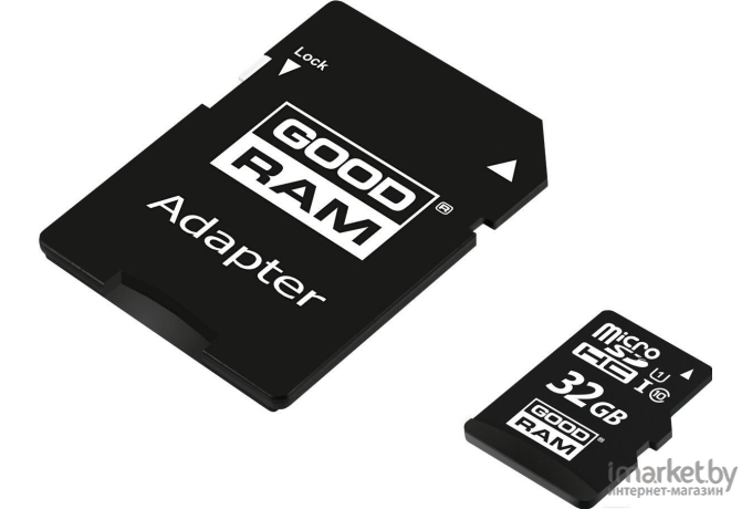 Карта памяти Goodram microSD (Class 10) 32GB / M1AA-0320R12 + адаптер