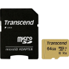 Карта памяти Transcend microSDXC 500S 64GB Class 10 UHS-I U3 (TS64GUSD500S)