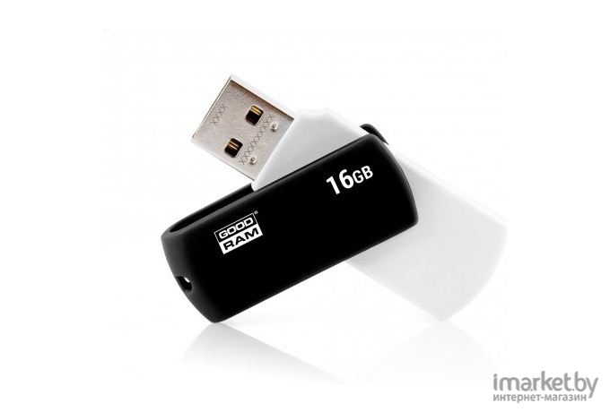 USB Flash GOODRAM UCO2 16GB (черный/белый) [UCO2-0160KWR11]