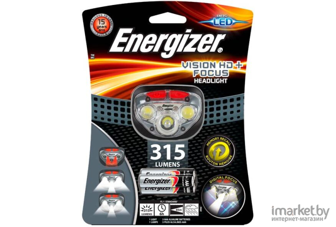 Фонарь Energizer HL Vision HD+Focus / E300280702