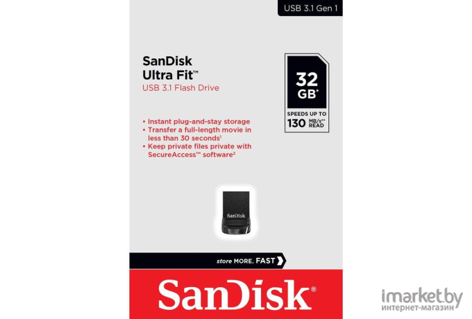 Флэш диск SanDisk Ultra Fit SDCZ430-032G-G46