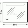 Зеркало для ванной Jacob Delafon Parallel EB1413-NF