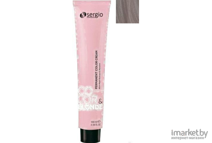 Крем-краска для волос Sergio Professional Color&Blonde 12.21 (ультра-светлый блондин жемчужный)