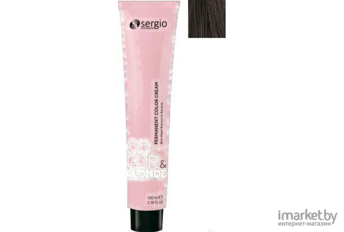 Крем-краска для волос Sergio Professional Color&Blonde 4 (коричневый кофе эспрессо)