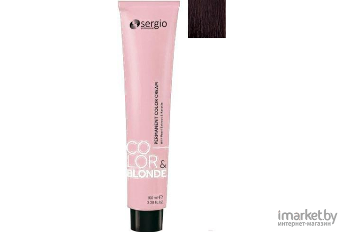 Крем-краска для волос Sergio Professional Color&Blonde 4.31 (коричн. золот.-пепельн. глазиров)
