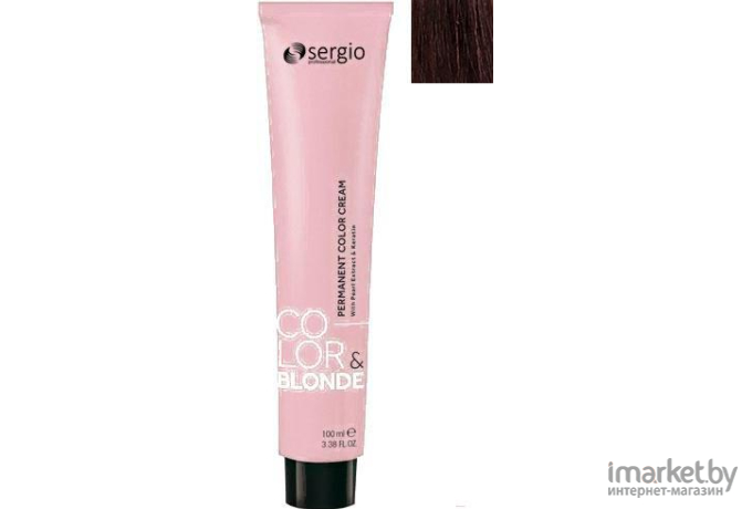 Крем-краска для волос Sergio Professional Color&Blonde 6 (темно-русый)